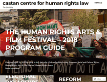 Tablet Screenshot of castancentre.com